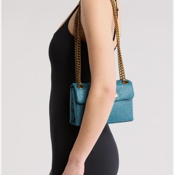 Kurt Geiger London Brixton Rhinestone Shoulder Crossbody Bag. - Picture 9 of 10